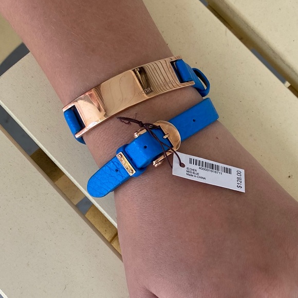 henri bendel Jewelry - Henri Bendel Medium Blue Wrap Bracelet